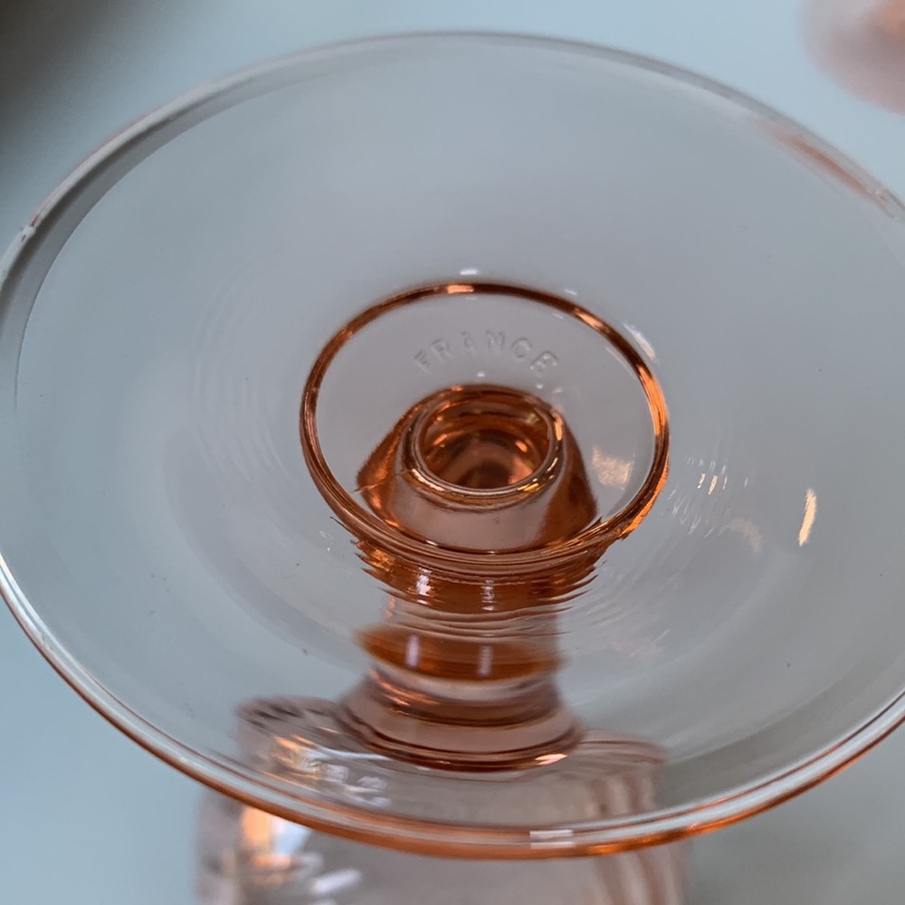 Pink Luminarc Depression Glasses (6) - Picture 6 of 8